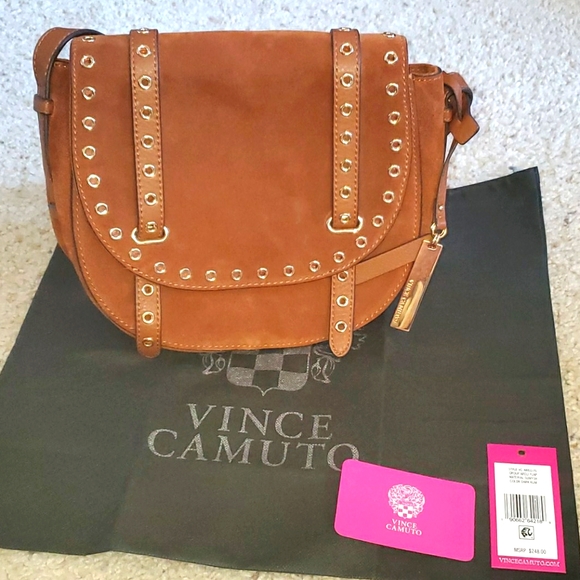 Vince Camuto Areli suede flap crossbody - Picture 5 of 11